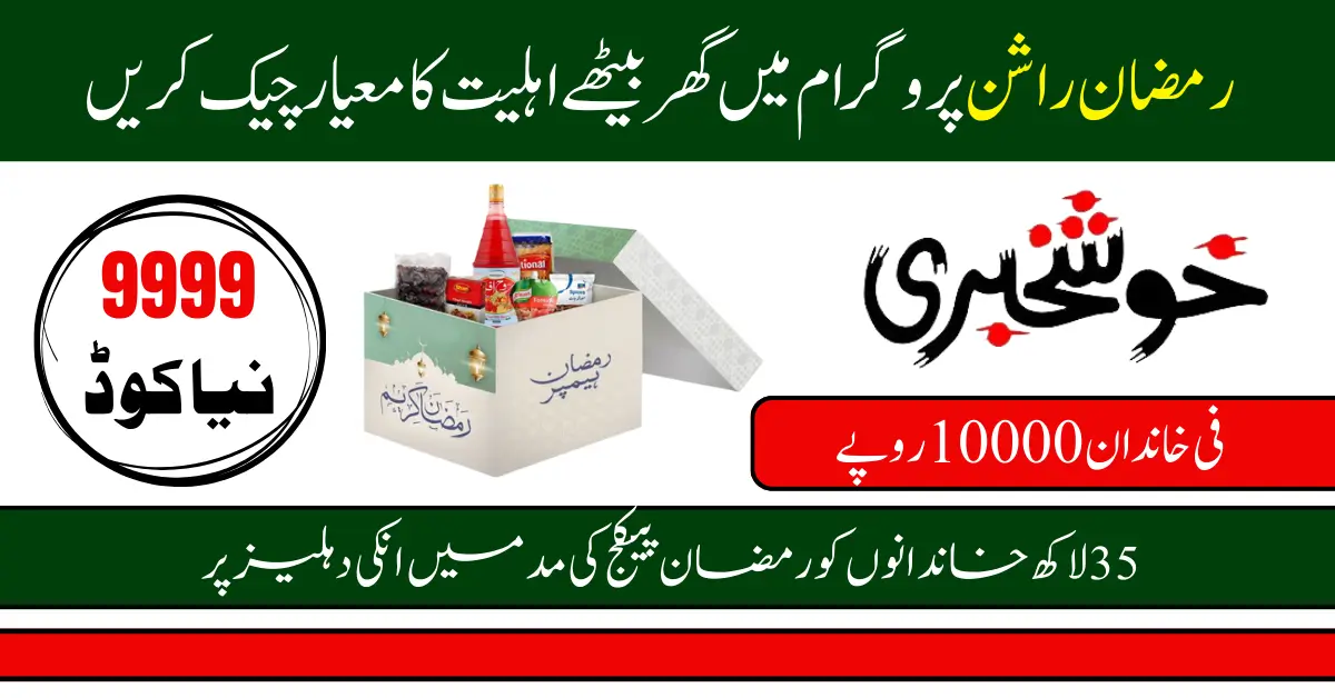 9999 PM Ramzan Package 2025 - How to Check Your Application Status